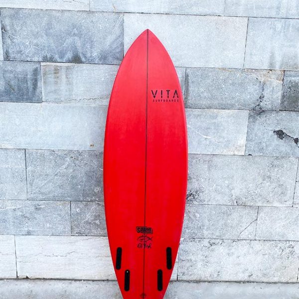 Tabla surf VITA en stock gt fish roja